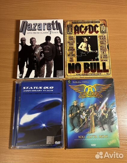 Музыкальные DVD диски рок концерты (лицензия)
