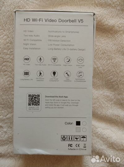 Видеодомофон новый по WI-FI новый