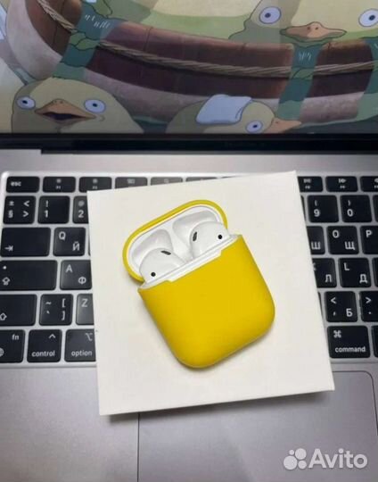 Беспроводные наушники airpods 2