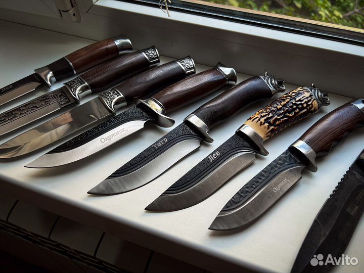 Нож с волком