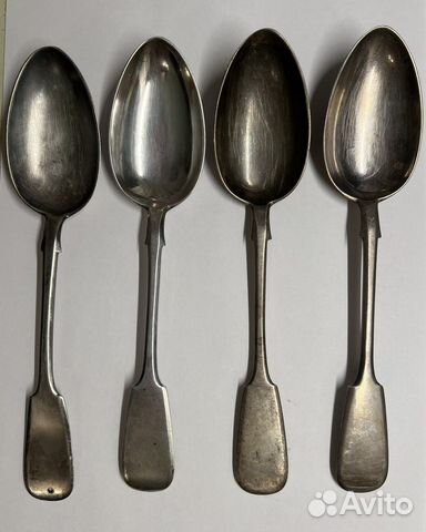 Ложка столовая серебро