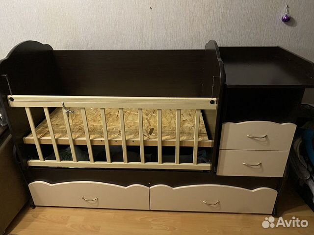 Кроватка детская с матрасиком объявление продам