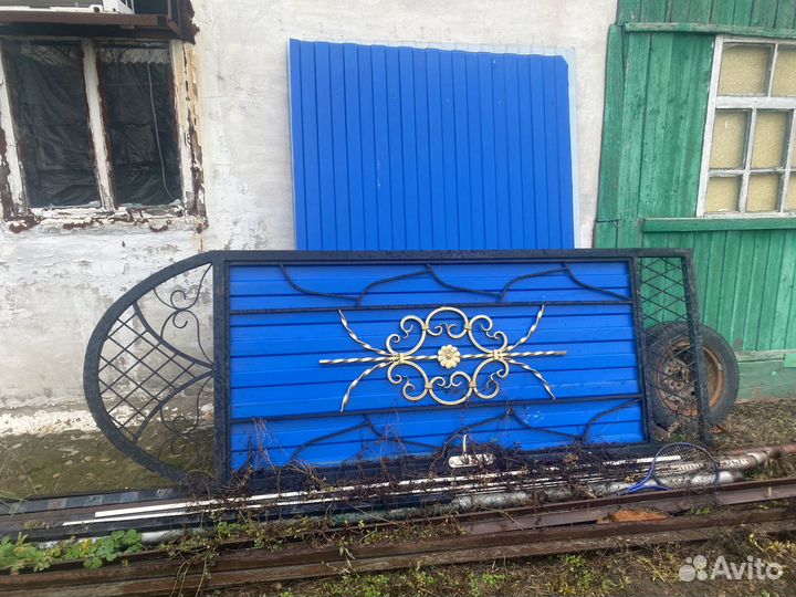 Ворота и калитка бу