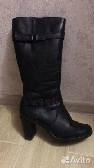 Сапоги женские кожанные 38