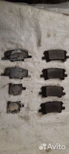 Колодки тормозные задние Lexus Rx330 MCU33 3MZ-FE