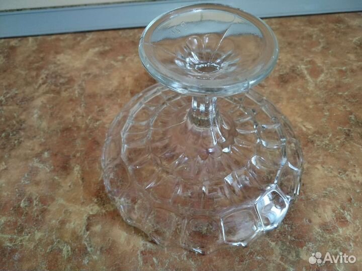 Ваза для фруктов на ножке СССР