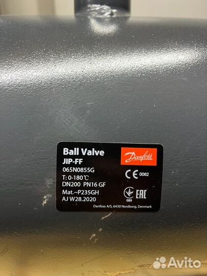 Шаровой кран Danfoss JiP-FF DN 200 065N0855G