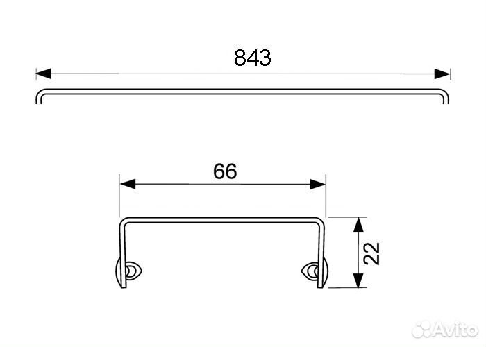 Декоративная решетка tece tecedrainline quaratum нержавеющая сталь глянец 900 мм 600950