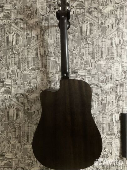 Акустическая гитара rockdale aurora d1 c bk