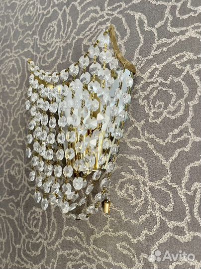 Хрустальное бра чехия