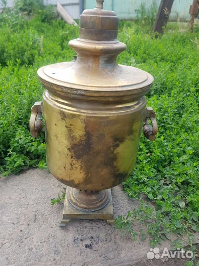 Самовар угольный старинный