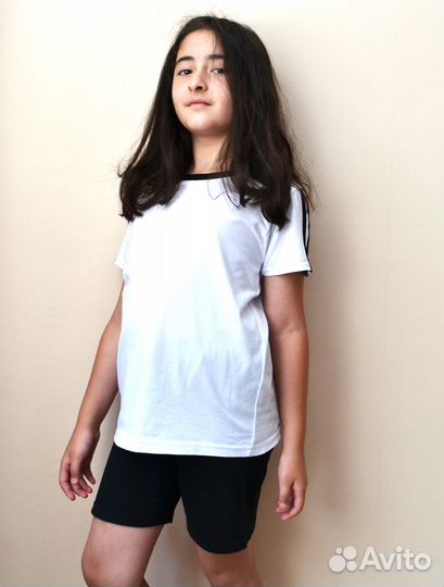 Костюм спортивный Футболка+шорты110-152 рост