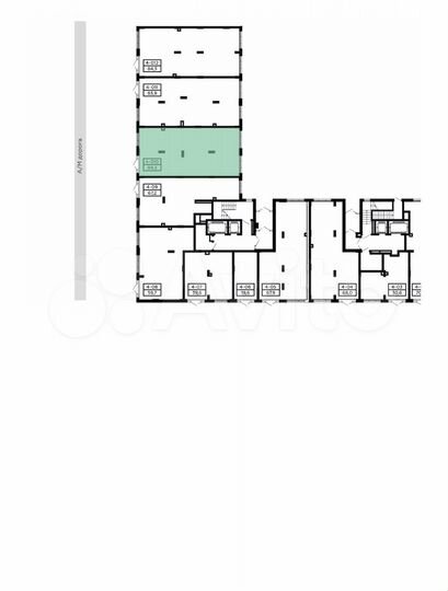 Аренда торговое помещение площадью 84.2 кв.м