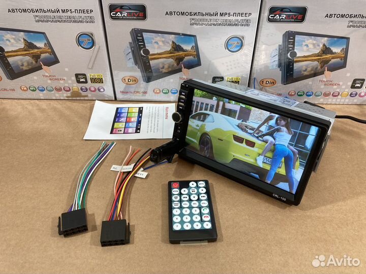 Магнитола 1 din с экраном