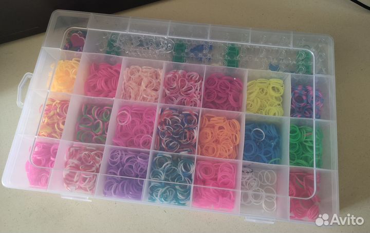 Детский набор для плетения браслетов из резинок