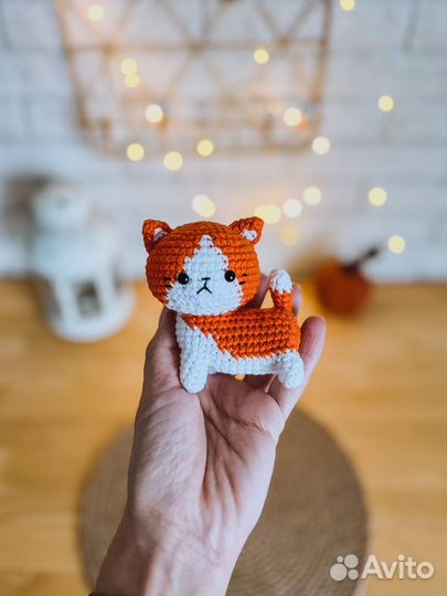 Вязаные микро-котики. Амигуруми игрушка