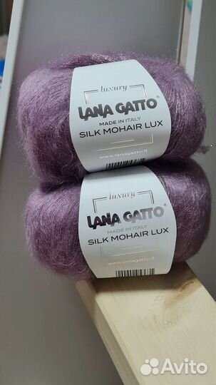 Пряжа лана гатто мохер на шёлке Италия