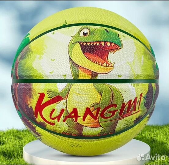 Профессиональный баскетбольный мяч 5 с динозавром