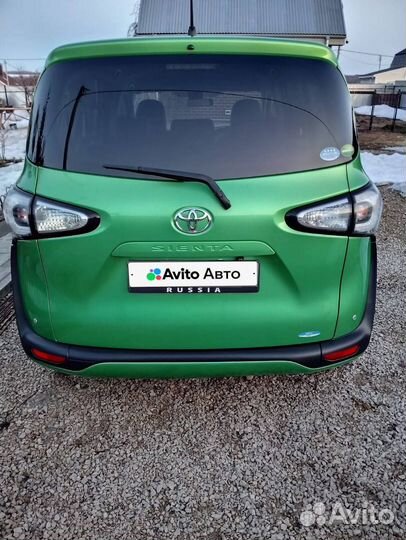 Toyota Sienta 1.5 CVT, 2018, 141 000 км