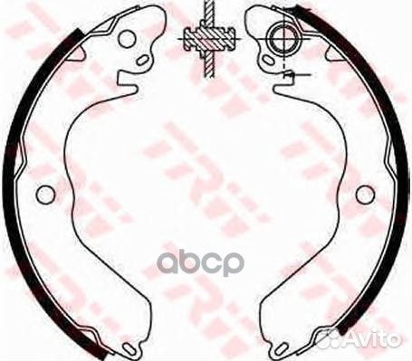 Колодки тормозные барабанные GS8553 TRW