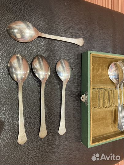 Ложки чайные набор СССР мельхиор