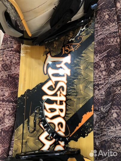 Сноуборд комплект 154см black fire