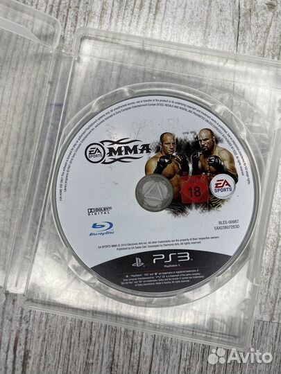 Mma ps3 без обложки ps3