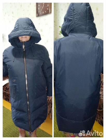 Пуховик зимний, женский