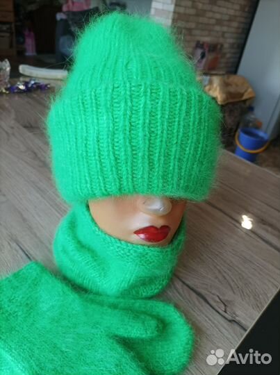 Шапка, варежки, снуд