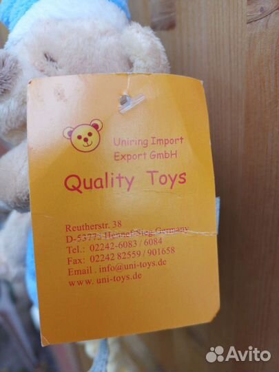 Мягкая муз. игрушка для малыша (новая. Германия)