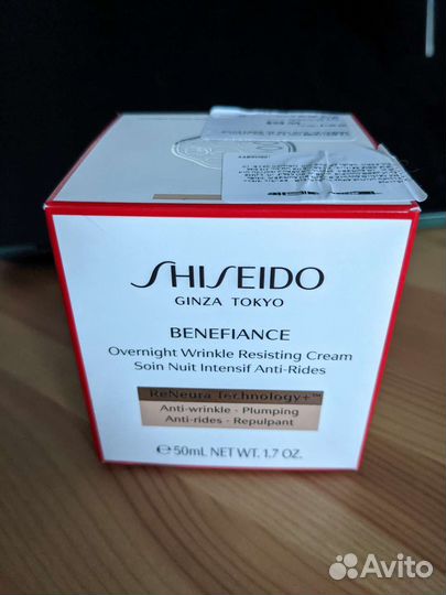Крем для лица shiseido benefiance