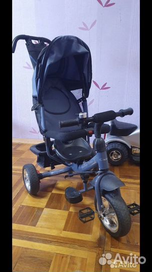 Велосипед с родительской ручкой