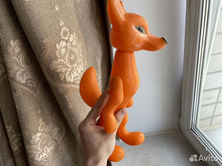 Игрушка лиса СССР
