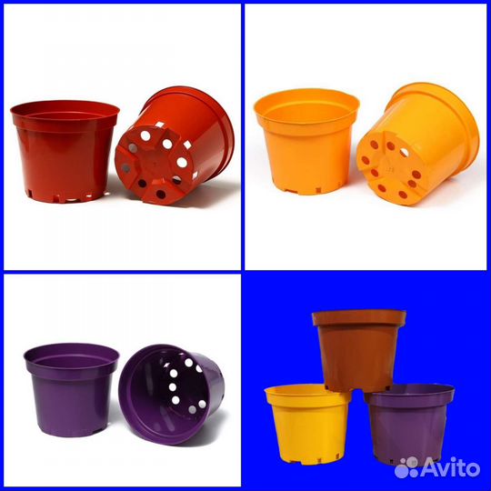 Горшок для рассады круглый