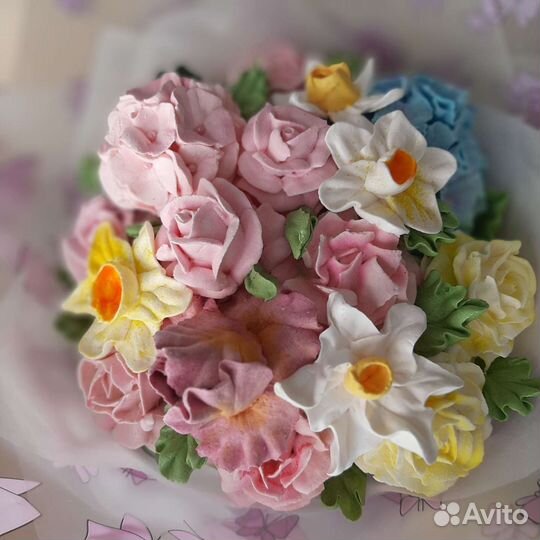 Съедобный букет из зефира