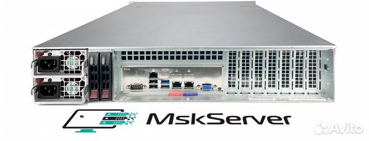 Сервер Supermicro 6028R-E1CR12T 2x E5-2667v4 256Gb