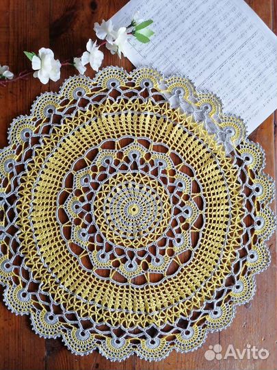 Салфетка крючком