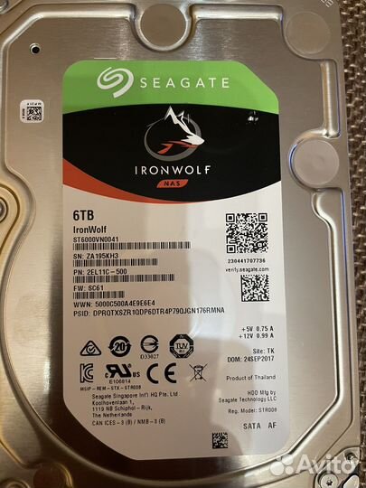 Жесткий диск 6000гб