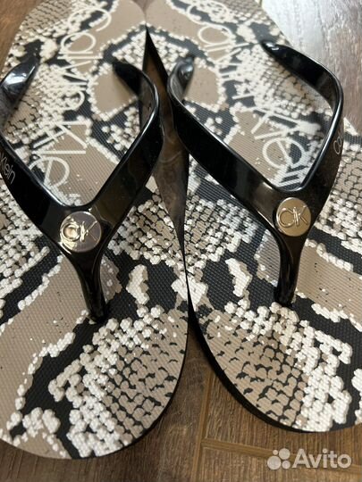 Женские тапки calvin klein