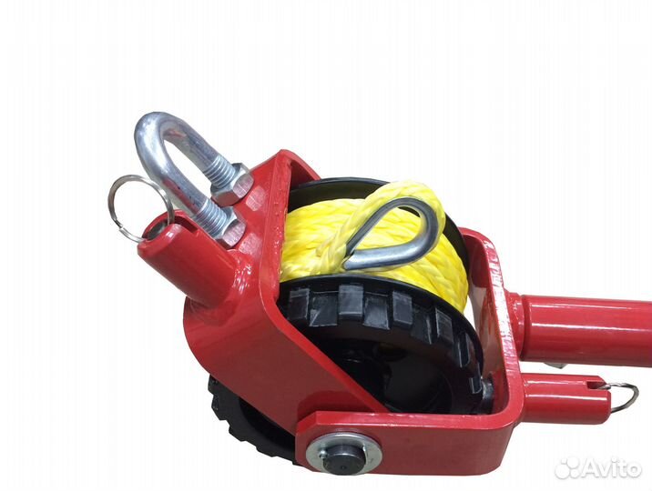 Лебедка ручная рычажная лр 1.6s с тросоукладчиком