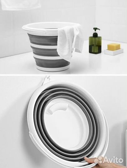 Ведро складное силикон 10л