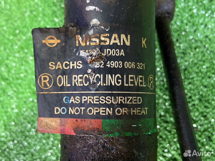 Передний амортизатор nissan qashqai