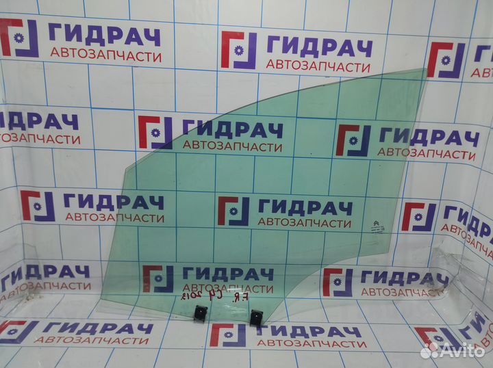 Стекло двери передней правой Citroen C4 II 9801591