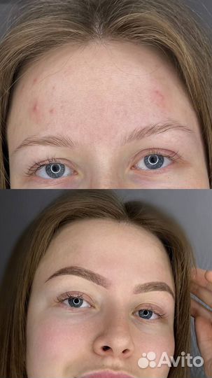 Перманентный макияж бровей губ и век татуаж