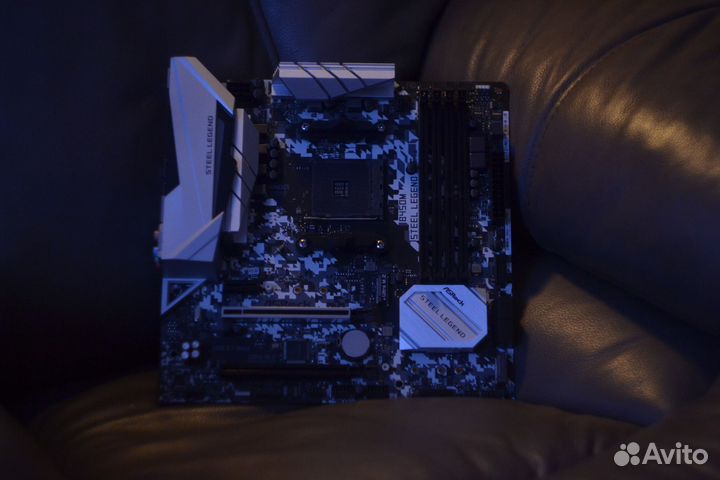 Материнская плата AM4 b450 steel legend