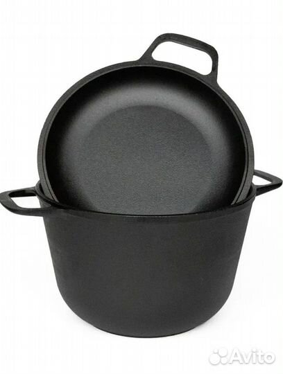 Казан чугунный 6 литров