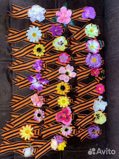 Георгиевская лента броши