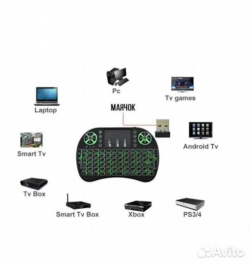 Беспроводная мини клавиатура