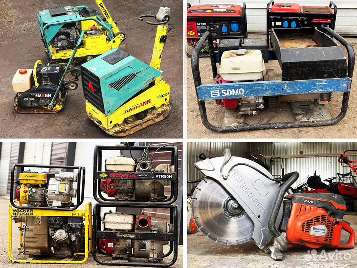 Ремонт виброплит, ремонт трамбовки