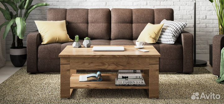 Журнальный стол LUX NEW Крафт табачный